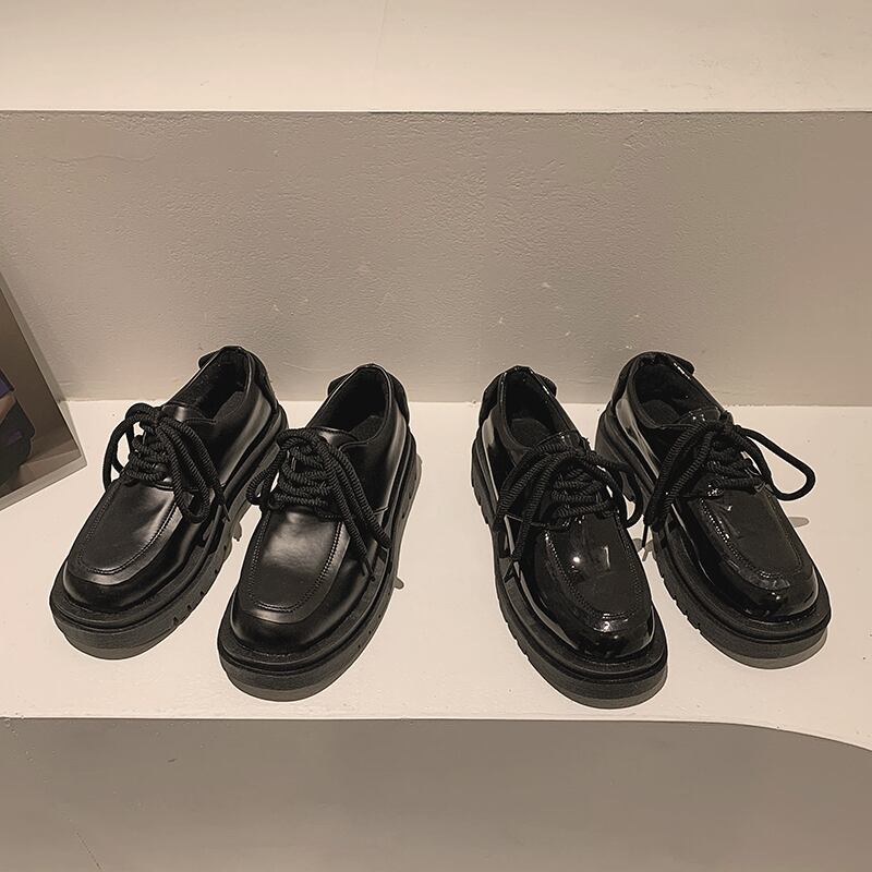 オータムシングルカジュアルレース 靴 シューズ 秋物 フェイクシューズ62830148696