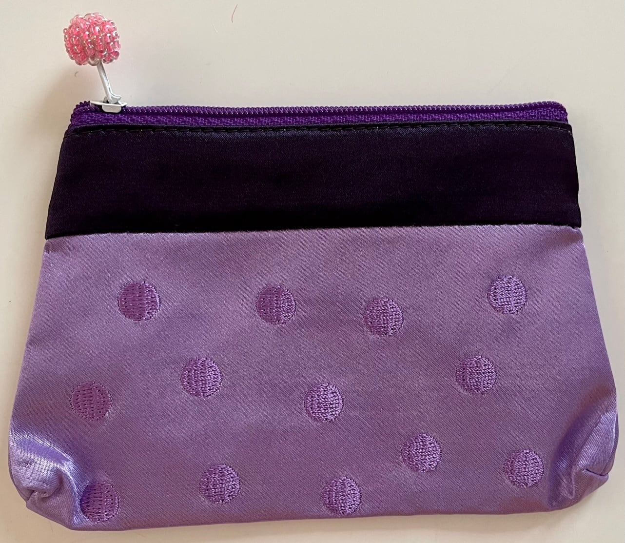 ポーチ ベトナム パープル 刺繍 おしゃれ かわいい 雑貨 お土産