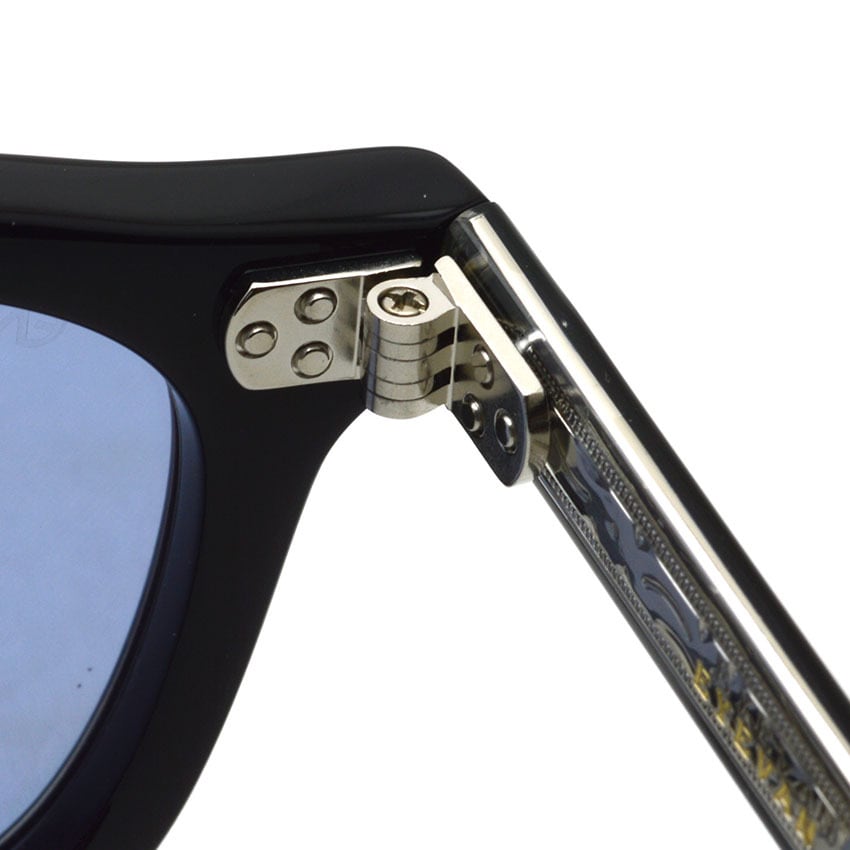 EYEVAN / SADLER(49) Sun / PBKS - Lt.BLUE ピアノブラック/シルバー