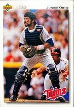 MLBカード 92UPPERDECK Junior Ortiz #109 TWINS