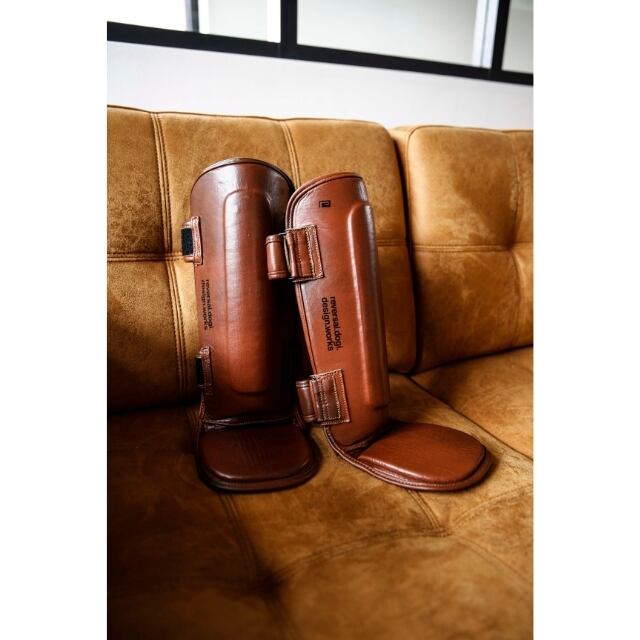 本革仕様】REVERSAL リバーサル レガース 茶 M レッグガード