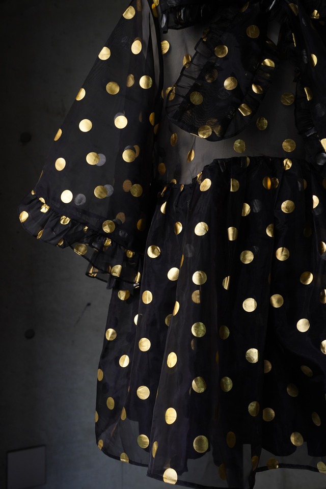 SWING SPOT ORGANZA MINI DRESS