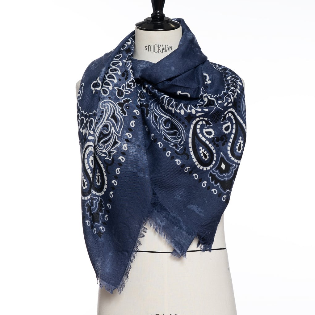 Jan　destin ストール destin JIL QUADRA BANDANA JEANS | SAKAN LES YEUX