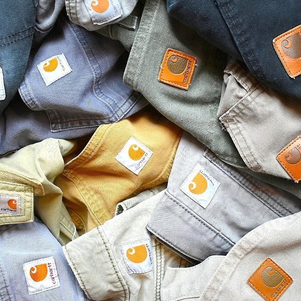 90s USA製 カーハートCarhartt 生成り ショートペインターパンツ 1点物◇カーハートCarharttショートパンツ/ペインターパンツ古着メンズ
