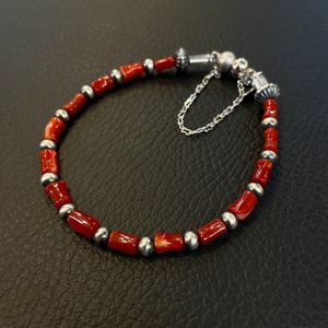 ブライト（Bright）ブレスレット（Native All 血赤珊瑚)  18cm