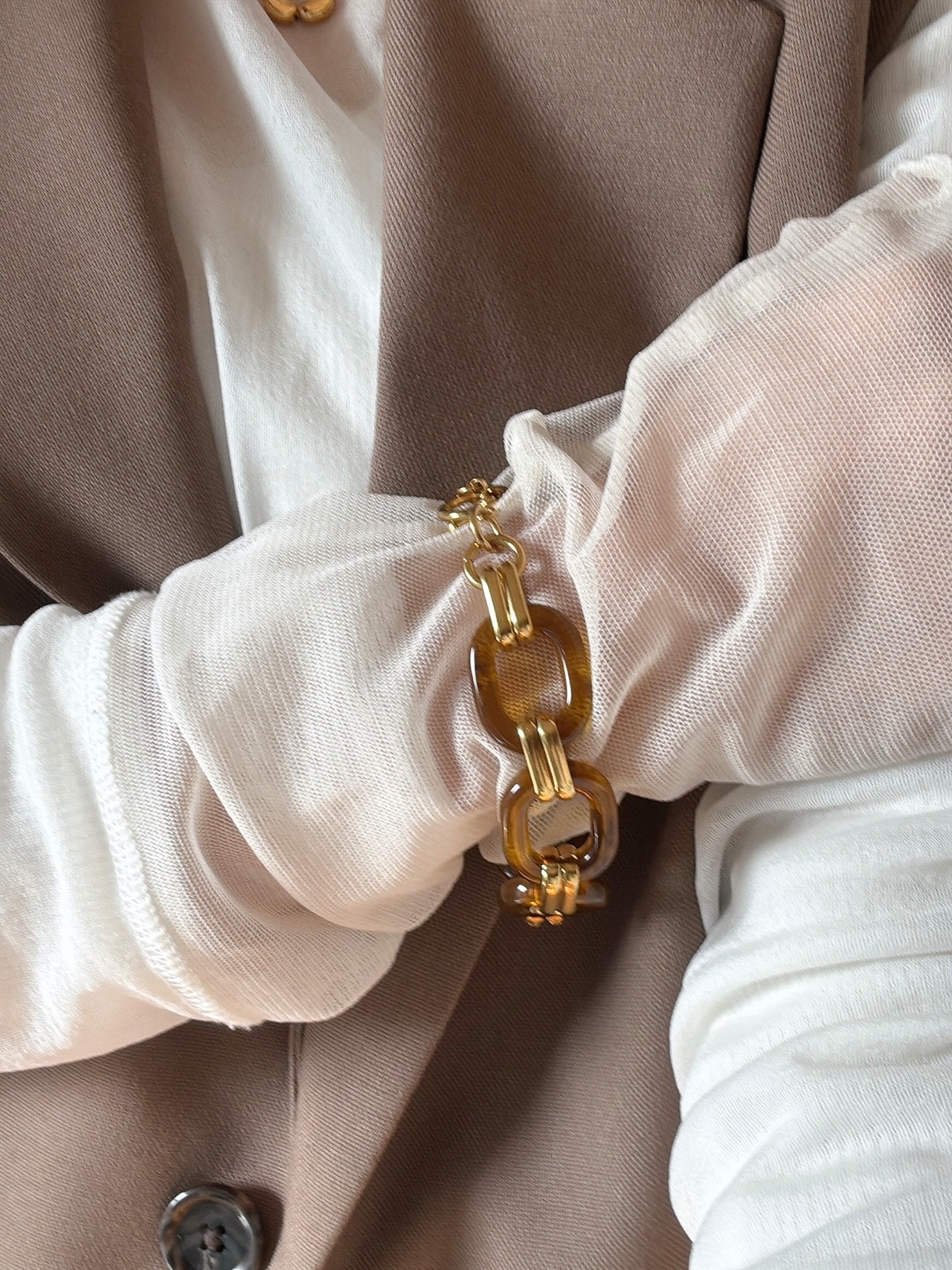 クラシックトータスブレスレット