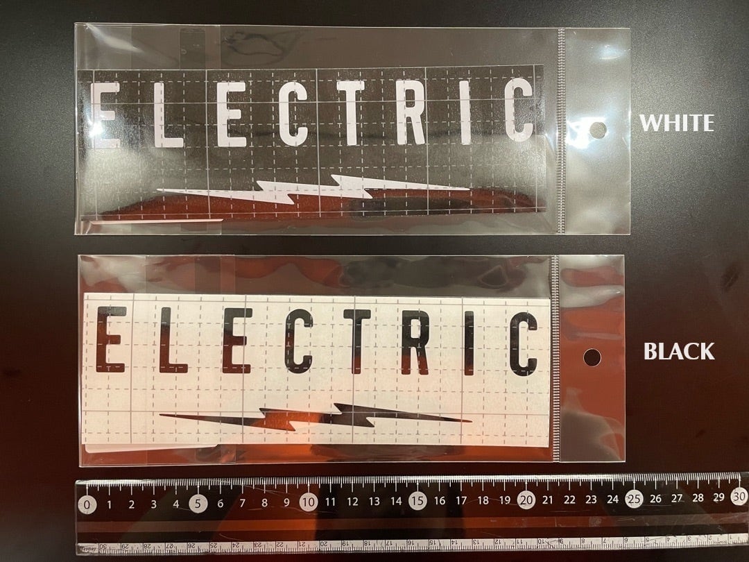 ELECTRIC / UNDERVOLT CUTING STICKER （Lサイズ） | ルアーショップB
