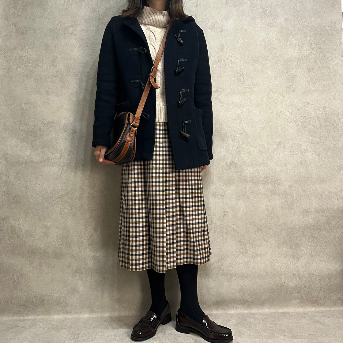 LONDON TRADITION ショートダッフルコート ネイビー ロンドン 