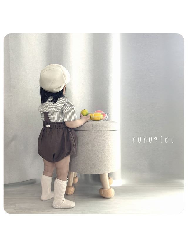 [nunubiel-baby] cool suspender romper