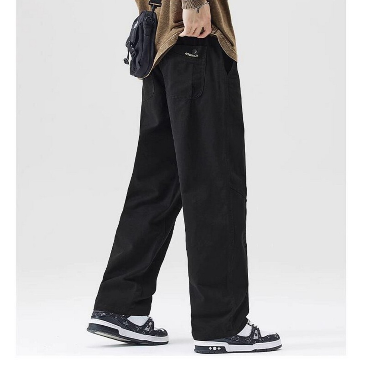 ストレートライン ワイドパンツ af0049