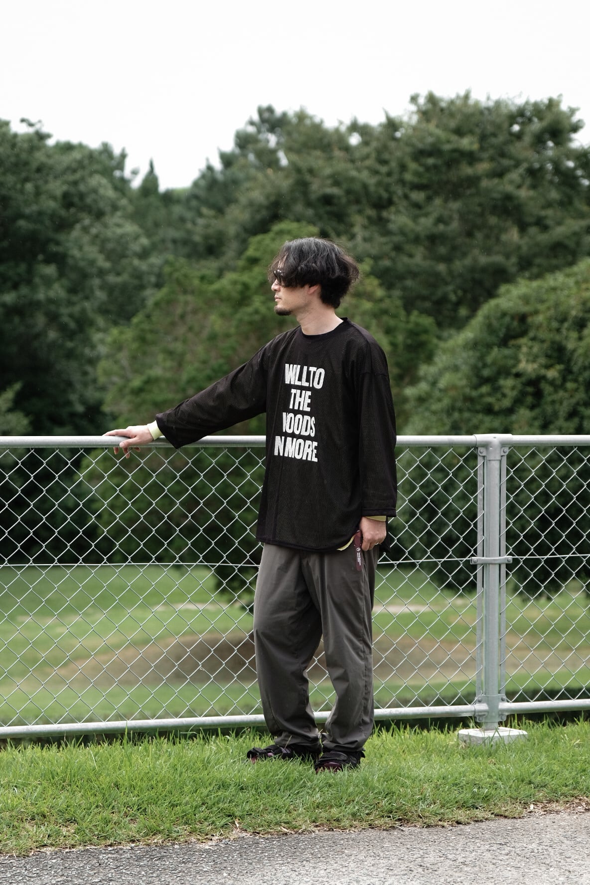 MOUNTAIN RESEARCH】Mesh B.B. BLACK | WOODS