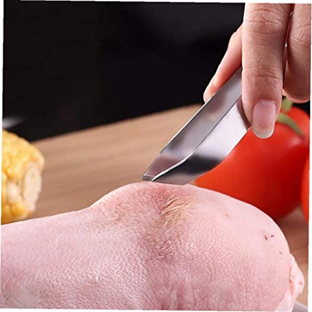 Fopytu 魚の骨用の魚のピンセット、リムーバー ステンレス製の骨抜きピンセット 魚の骨を取り除き、鶏の羽を引き抜くプロ用 2本セット