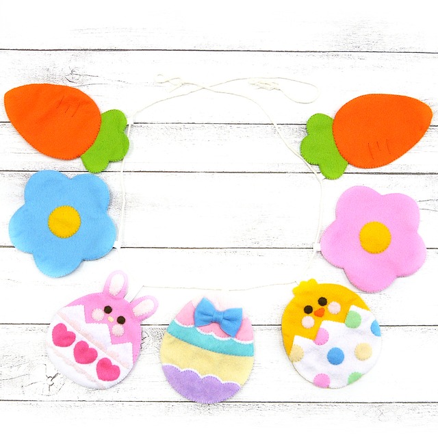 【まゆのぬいぬいタイム】イースターガーランド/ガーランド