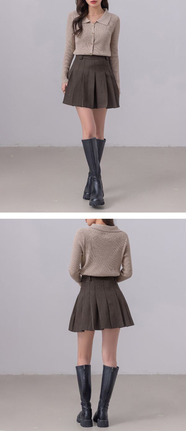 宅配便】インパン付き プリーツミニスカート／skirt037 | DAY CLOSET