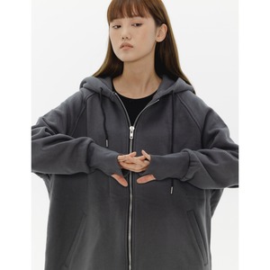 [Y NOT C] Nagrand Warmer Hood Zip-Up Gray 正規品 韓国ブランド 韓国ファッション 韓国代行 パーカー