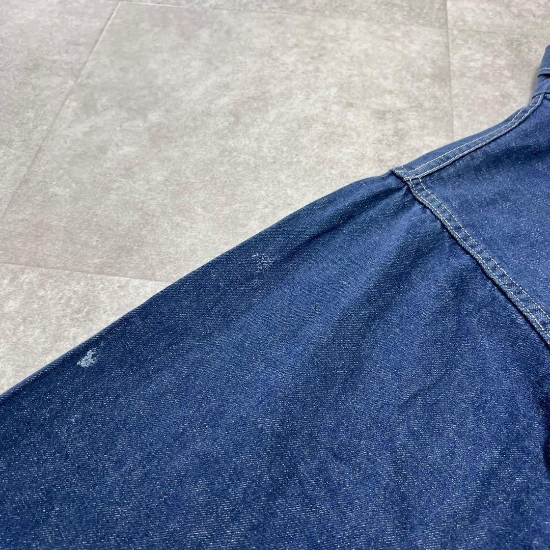 希少 50s 60s カバーオール 濃紺 ドーナツボタン ビンテージ デニム