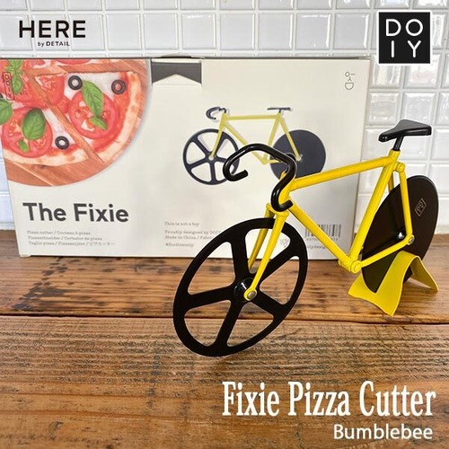 Fixie Pizza Cutter Bumblebee フィクシーピザカッター バンブルビー Doiy SPAIN スペイン DETAIL