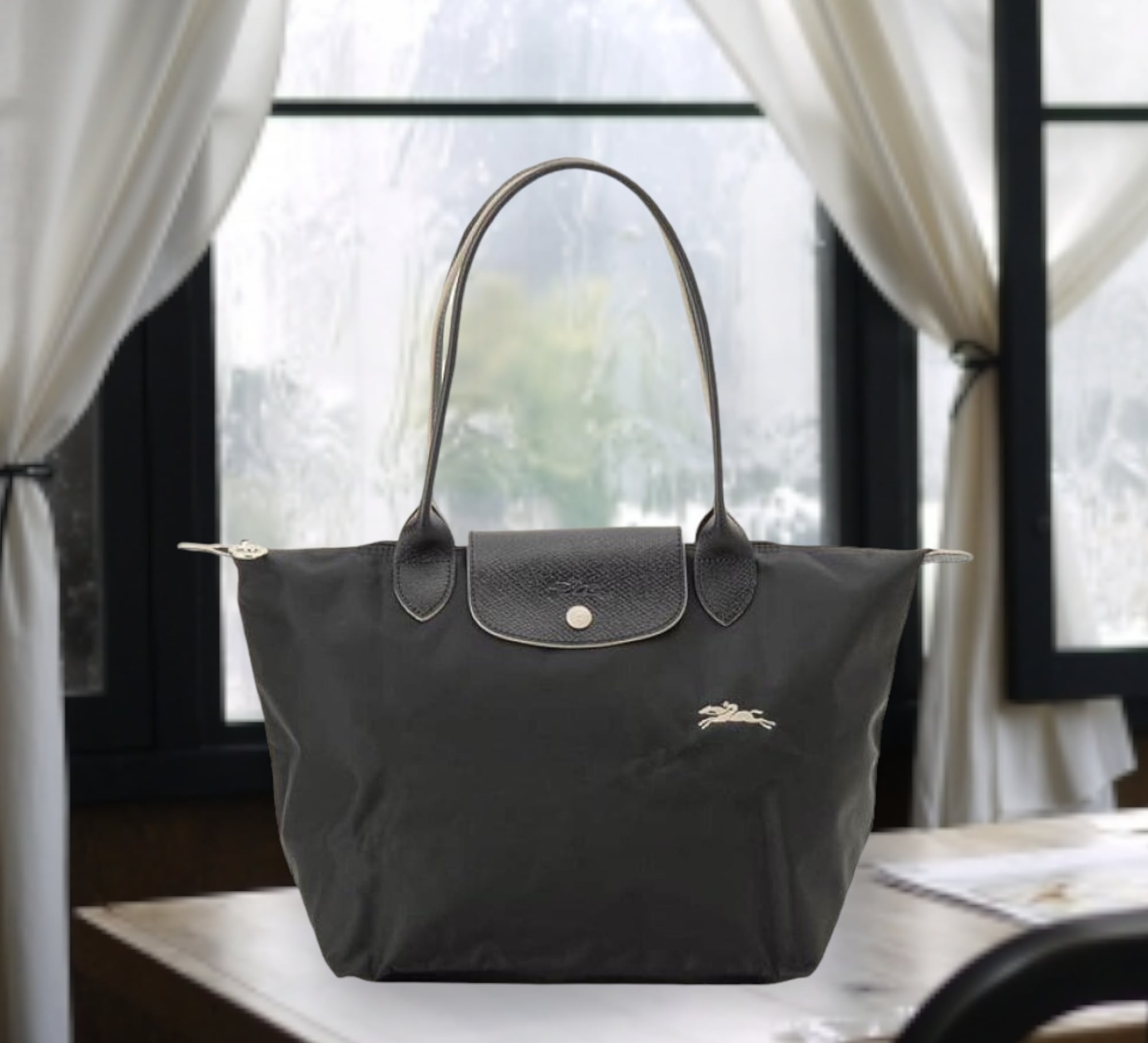 新品 ロンシャン LONGCHAMP トートバッグ ル・プリアージュ クラブ ノワール