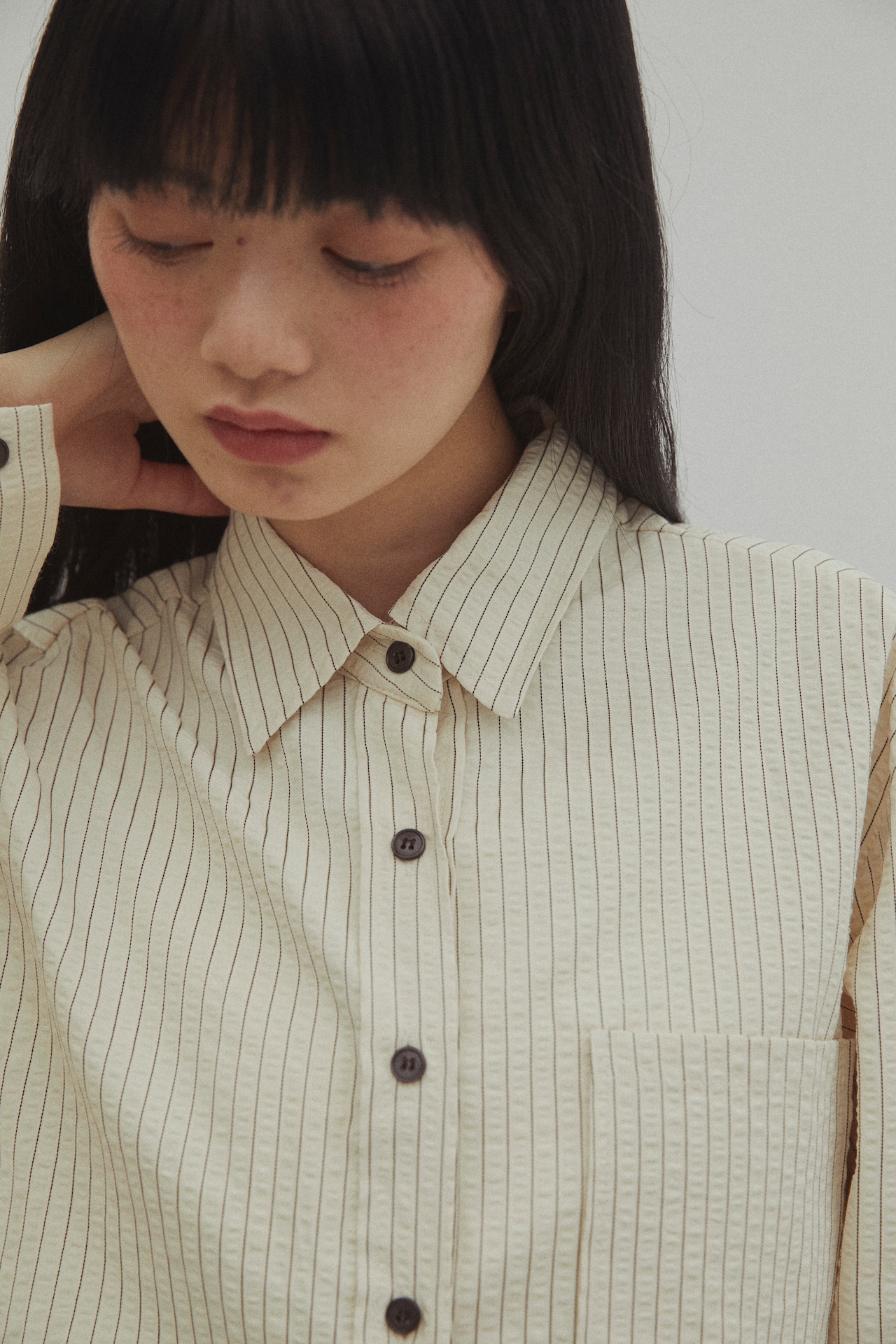 DU125902 Stripe Design Shirt【残り8点】