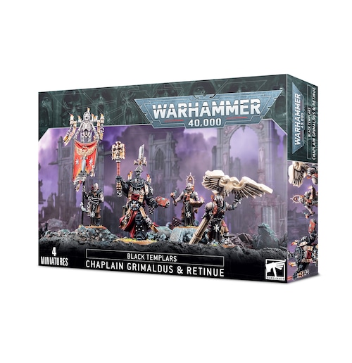 BLACK TEMPLARS: GRIMALDUS & RETINUE