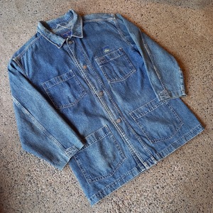 フランス製 刺繍入り デニムカバーオール used [203010]