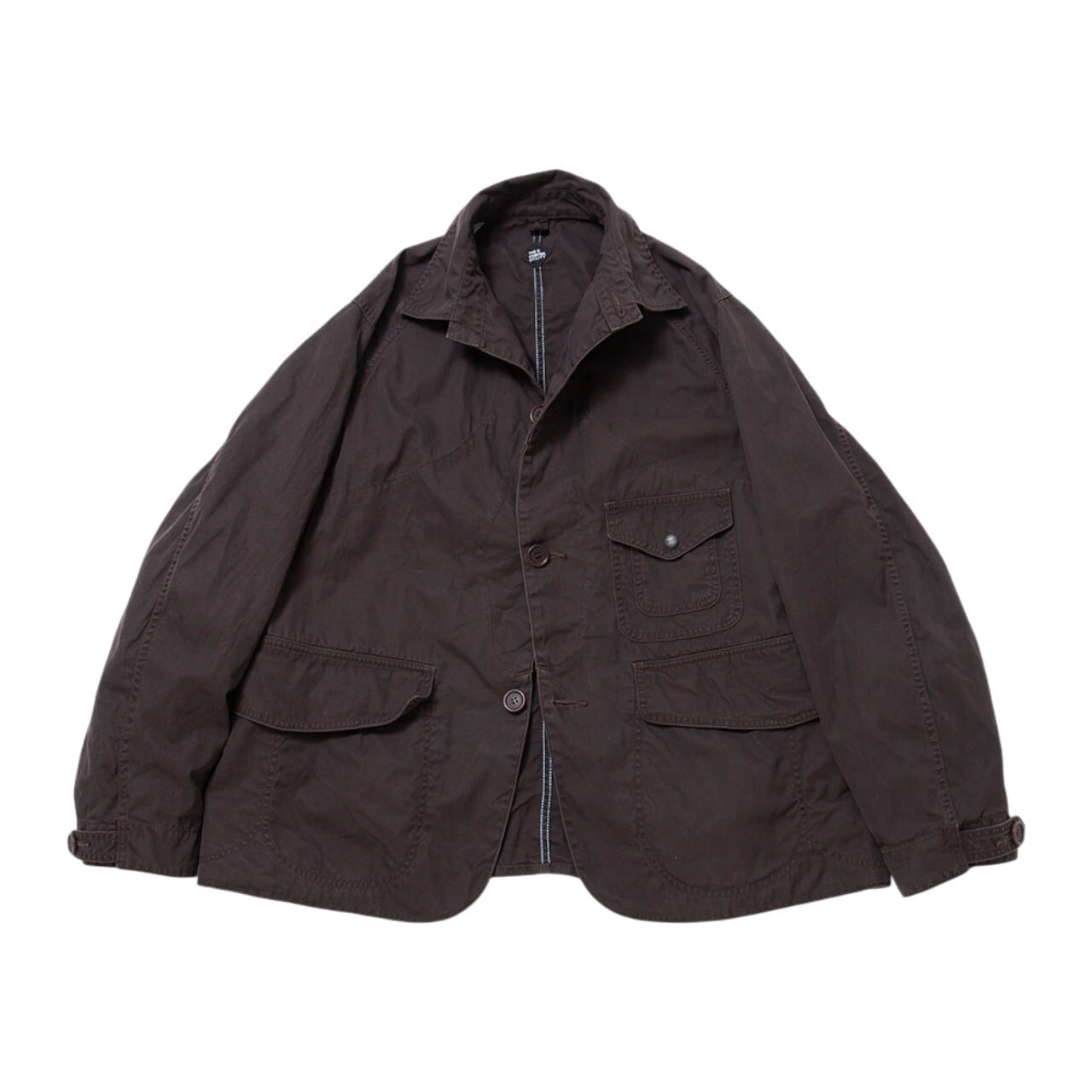 THE CORONA UTILITY / GAME JACKET COMBED YARN GABARDINE w/BIO-WASH
