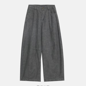 high-waist wide denim pants J00102