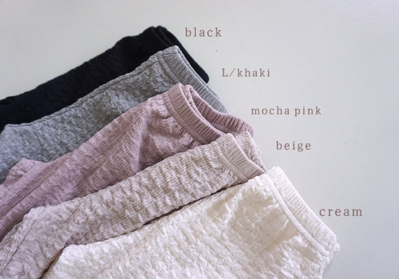 bloom bebe】ワッシャーコットンドロワーズパンツ 80〜100cm 240441