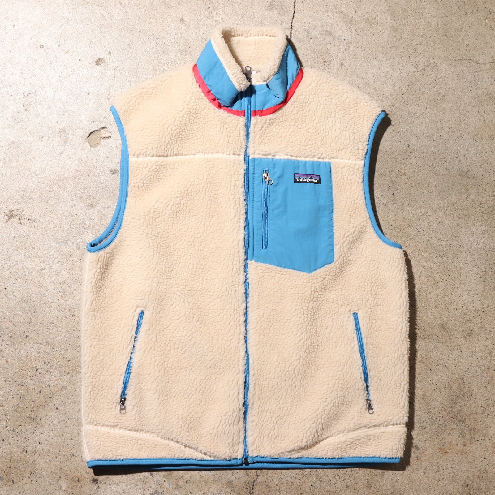 極美品 L 10年 アラスカブルー Patagonia レトロx フリースベスト  