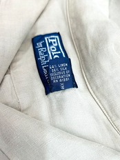 90s Ralph Lauren S/S OPEN COLLAR SHIRT Size XL