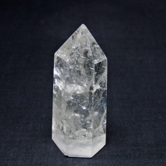 水晶 六角柱 ポイント 置物 一点物 142-10958