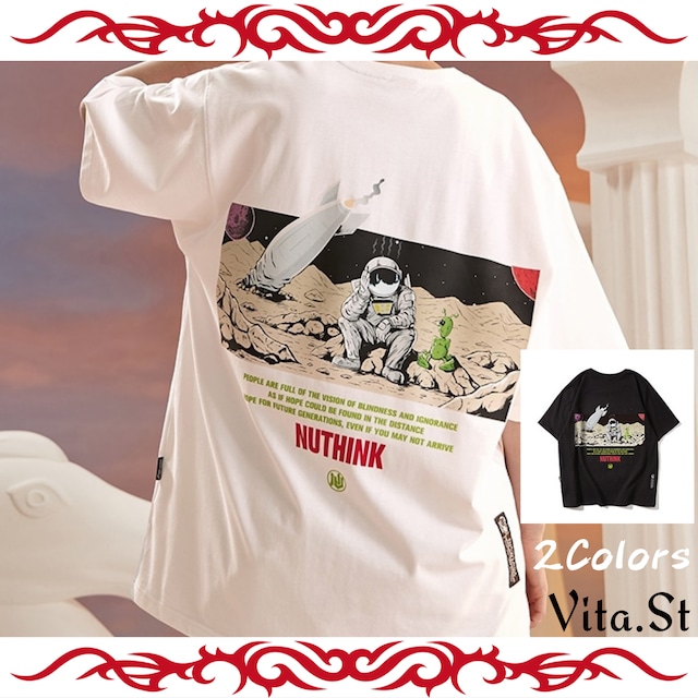 マンガプリント オーバーサイズTシャツ【VS0729】