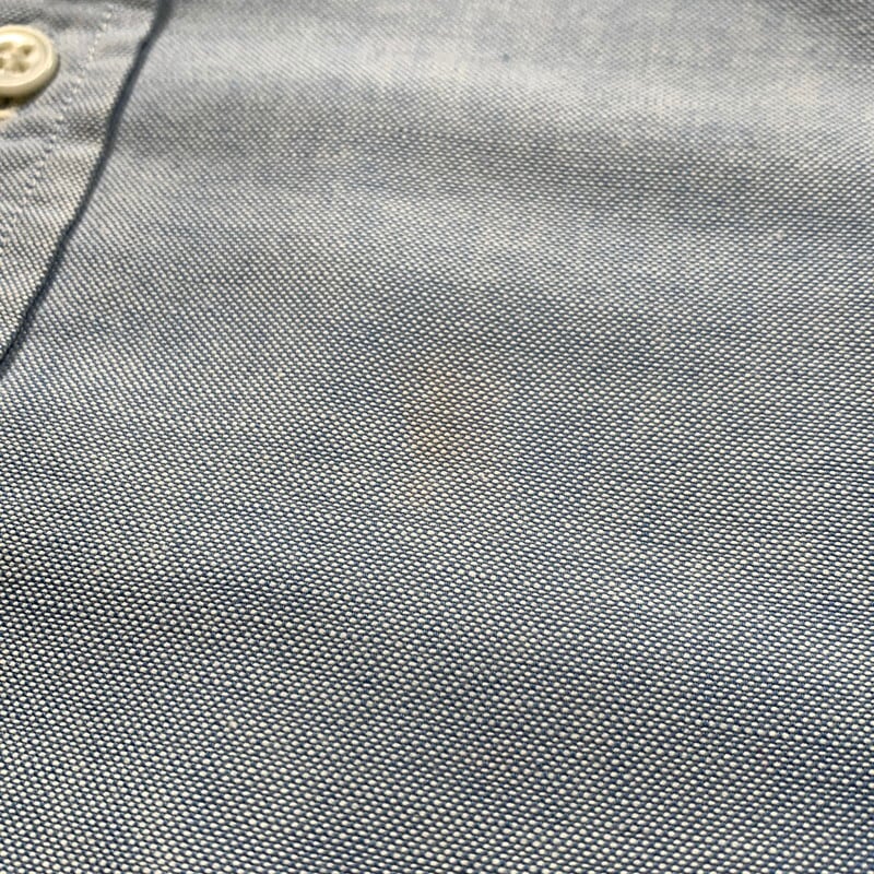 50's U.S.AIR FORCE SHIRT COTTON OXFORD CLOTH 4OZ BLUE SHADE 126