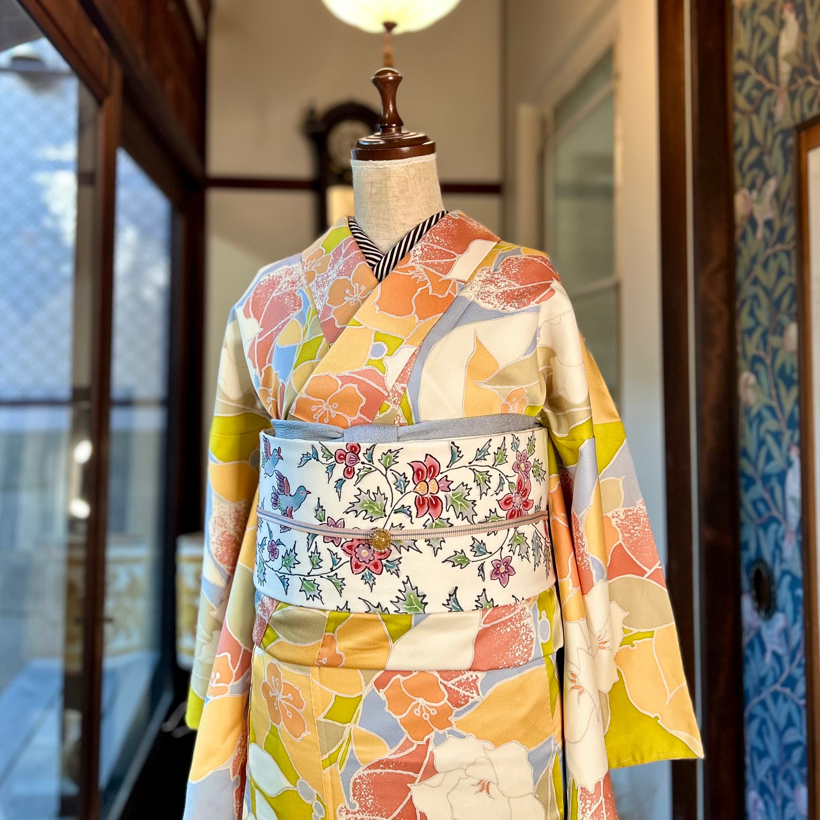 CLEOです！　　未使用　着物　浴衣にも リサイクル着物 | kimono tento