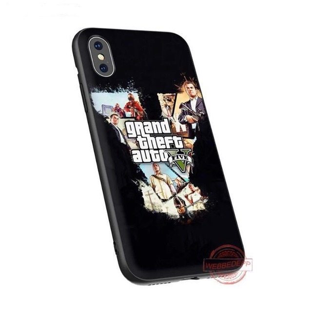 Grand Theft Auto Iphoneケース ソフト シリコンケース グランドセフトオートv グラセフ Gta5 Bf Merch S