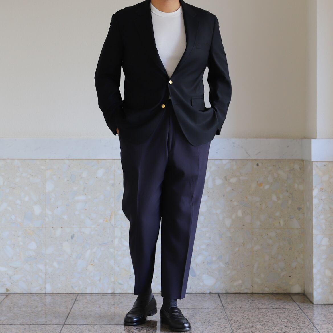 極美品】BROOKS BROTHERS Navy blazer size41 Made in USA excellent
