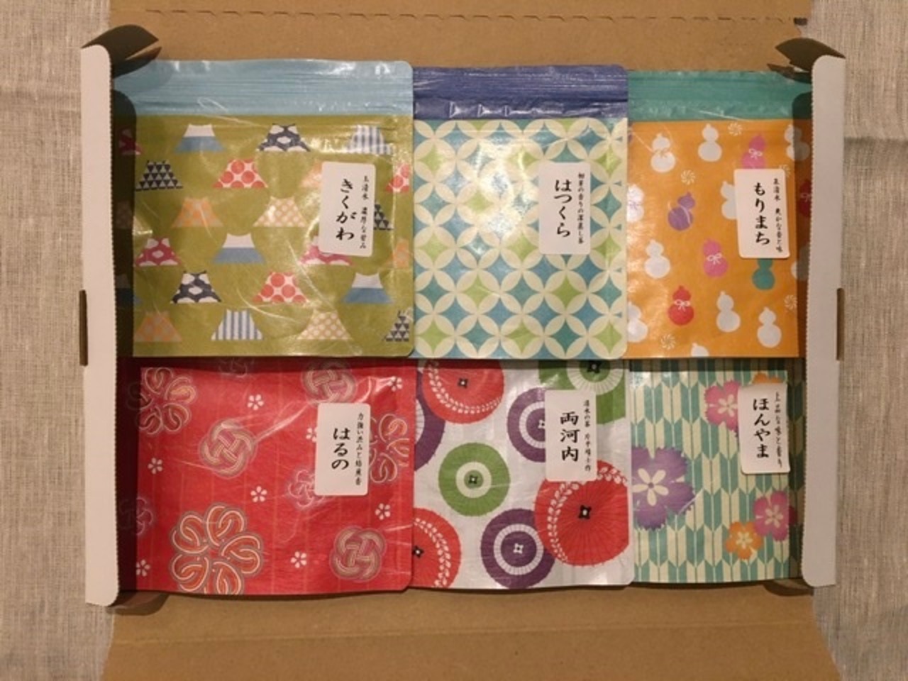 静岡茶プチ６種セット（リーフ）