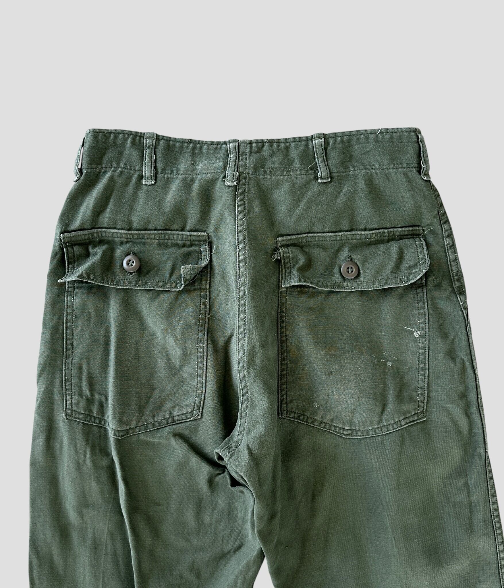 US ARMY ベイカーパンツ　OG107 30✖️31 30×31】U.S.Army Utility Trousers OG-107 実物 米軍 ベイカー