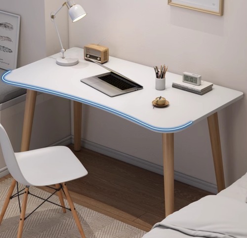 デスク パソコンデスク 勉強机 白 茶色 木 机 デスク木製 pcデスク つくえ リモートワーク用 ワークデスク 家具 在宅勤務 北欧 作業台 簡単組み立て