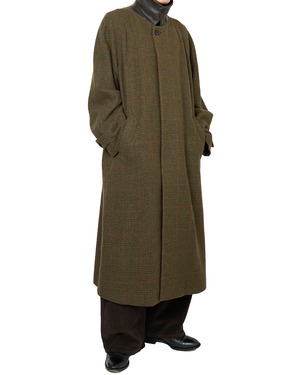 ssstein "BRITISH TWEED RAGLAN SLEEVE BALMACAAN COAT〔TWEED CHECK〕"