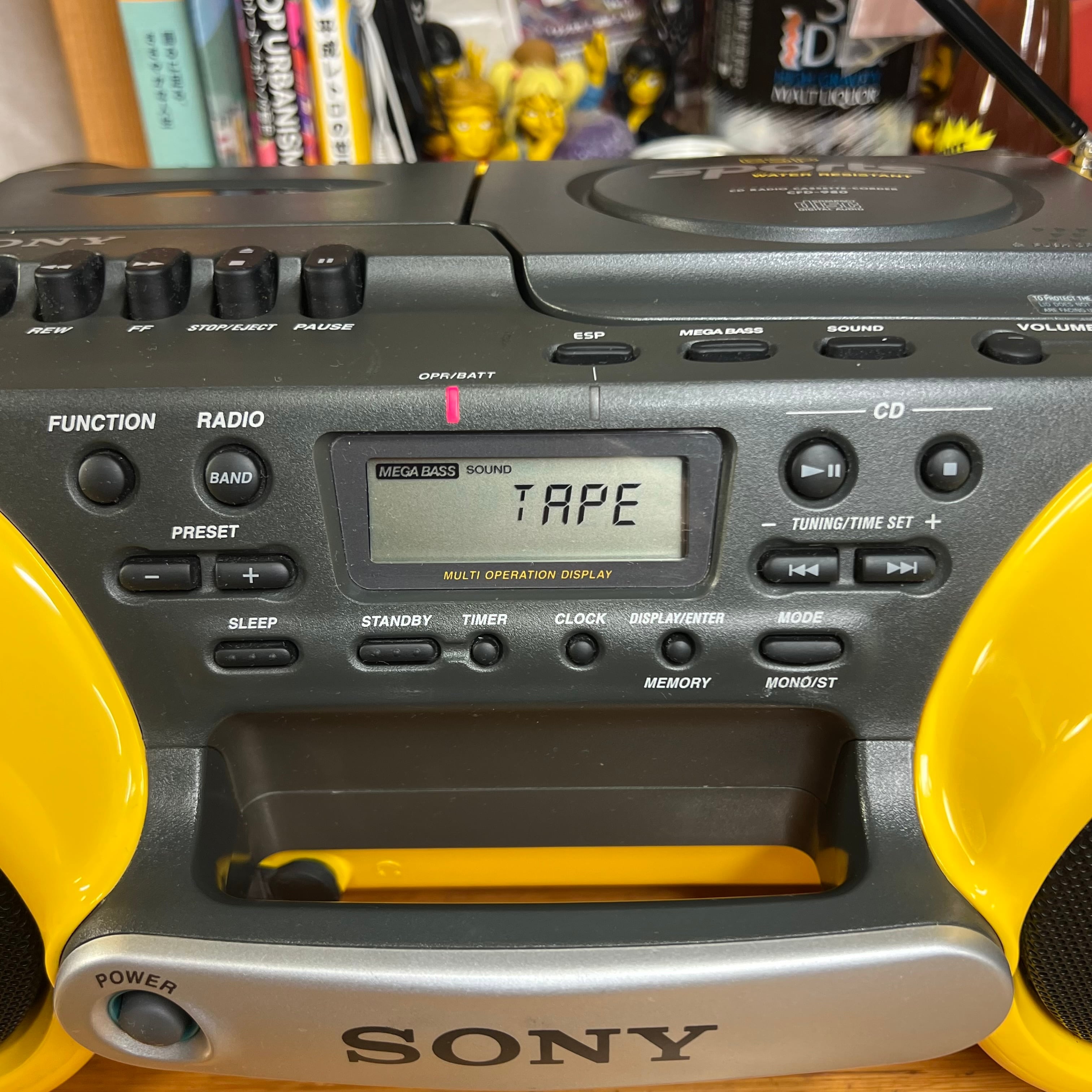 極美品メンテ済可動品] Sony Sports CDラジカセ CFD-980 | stability