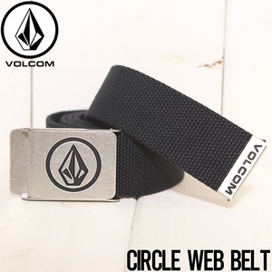 ベルト ガチャベルト ウェビングベルト VOLCOM ボルコム ヴォルコム CIRCLE WE BELT D5932102 日本代理店正規品