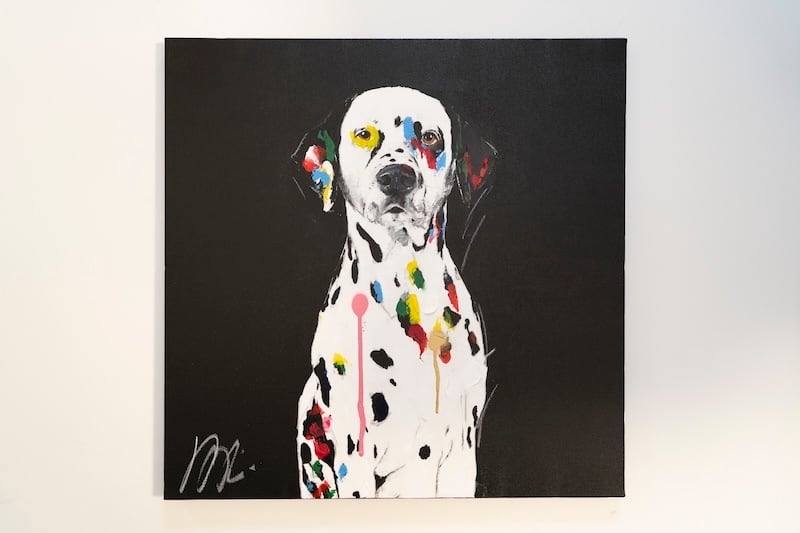 Dalmatian / ダルメシアン / 犬の現代アート作品 絵画販売 | TOMOYA