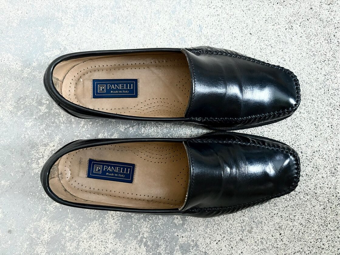 PANELLI Slip-on leather shoes MADE IN ITALY | PAY ID