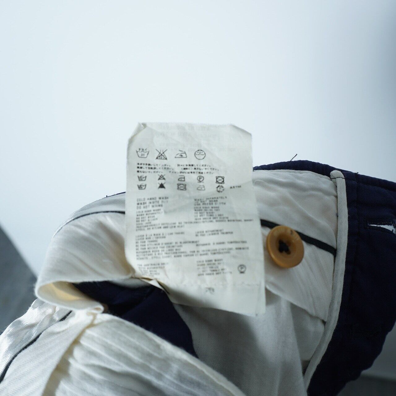 miumiu archive スラックス　ネイビー miu miu】ミュウミュウ 