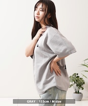 ◆ガール&ネコ フェイクスエード ルーズTee◆si-70700736