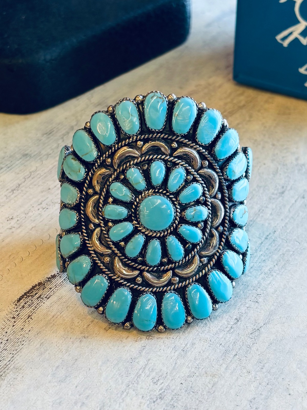 ターコイズクラスター バングル / NAVAJO ナバホ インディアン  