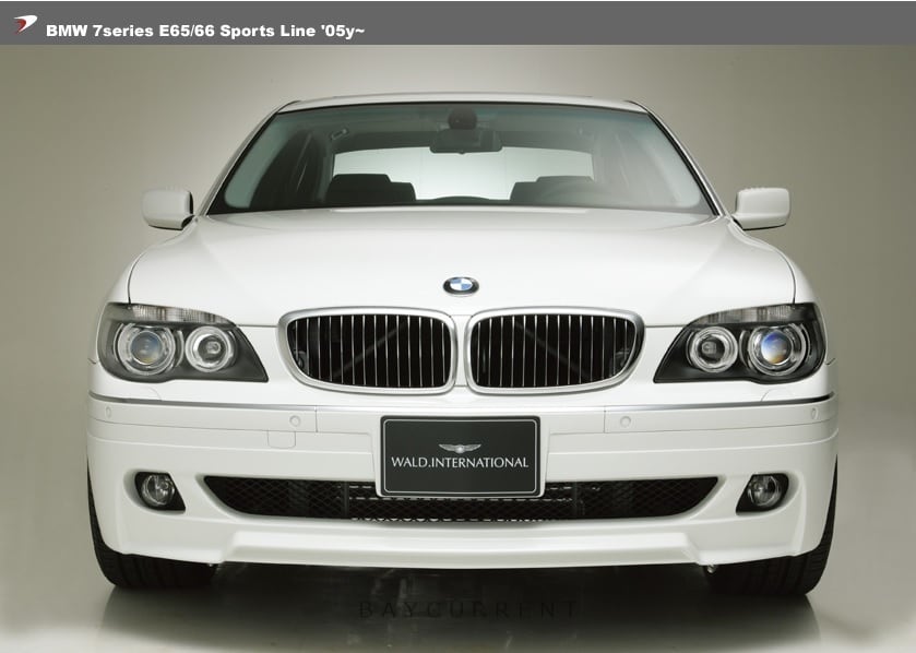 WALD-Sports Line】 BMW E65 / E66 05y~09y ハーフ フロントスポイラー