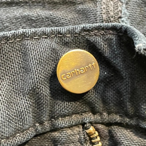 20s ブラック ダブルニー Carhartt 103334BLK 32×32 詳細写真10