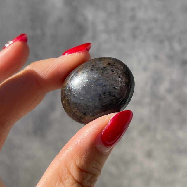 【インド産 スターサファイア】タンブル ② 鉱物 天然石 パワーストーン